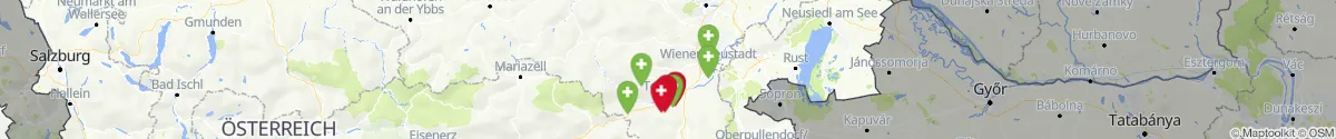 Map view for Pharmacies emergency services nearby Neunkirchen (Neunkirchen, Niederösterreich)